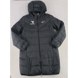 Nike Women Windrunner WV Basketball Duck Down Long Hooded Puffer Jacket SZ Small